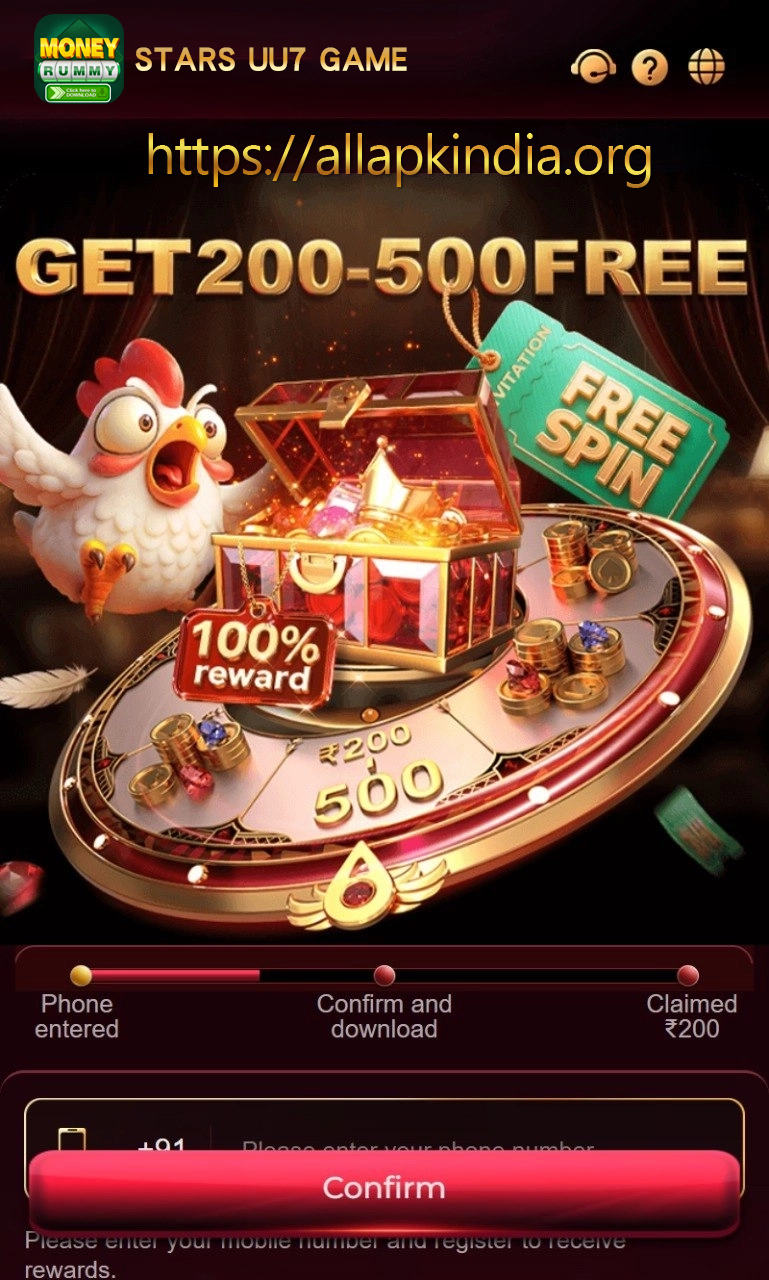 Money Rummy app banner shown before the India-focused game details