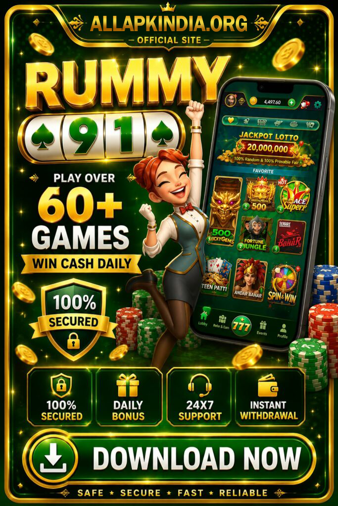 Rummy 91 Android game banner displayed at the start of this Mast79 guide